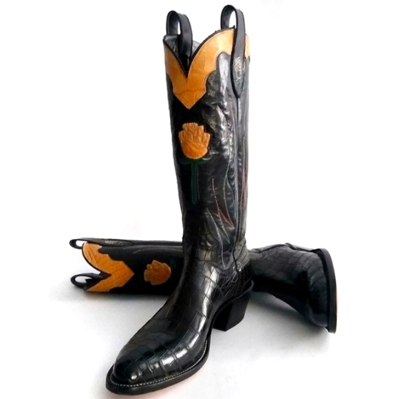 JAMES LEDDY Shoes - 💥SALE💥 JAMES LEDDY CROC/ KANGAROO LEATHER BOOTS!